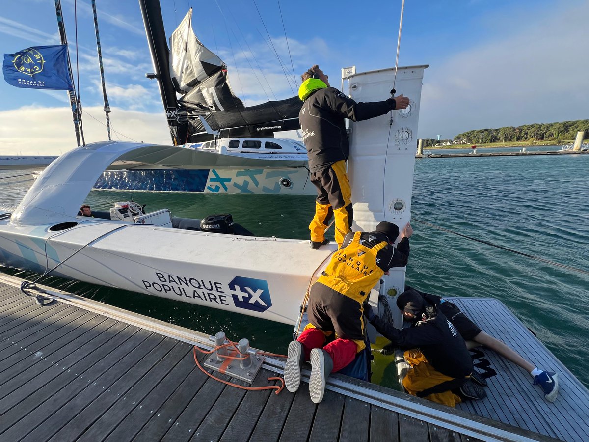ℹ️ En savoir plus sur l’avarie de safran du Maxi Banque Populaire XI

Amarré depuis 5h58 à Lorient, le Team Banque Populaire s’est rapidement mobilisé pour diagnostiquer cette avarie. À pied d’œuvre depuis le petit matin, ils ont pu établir un plan d’action qui permettra à Armel