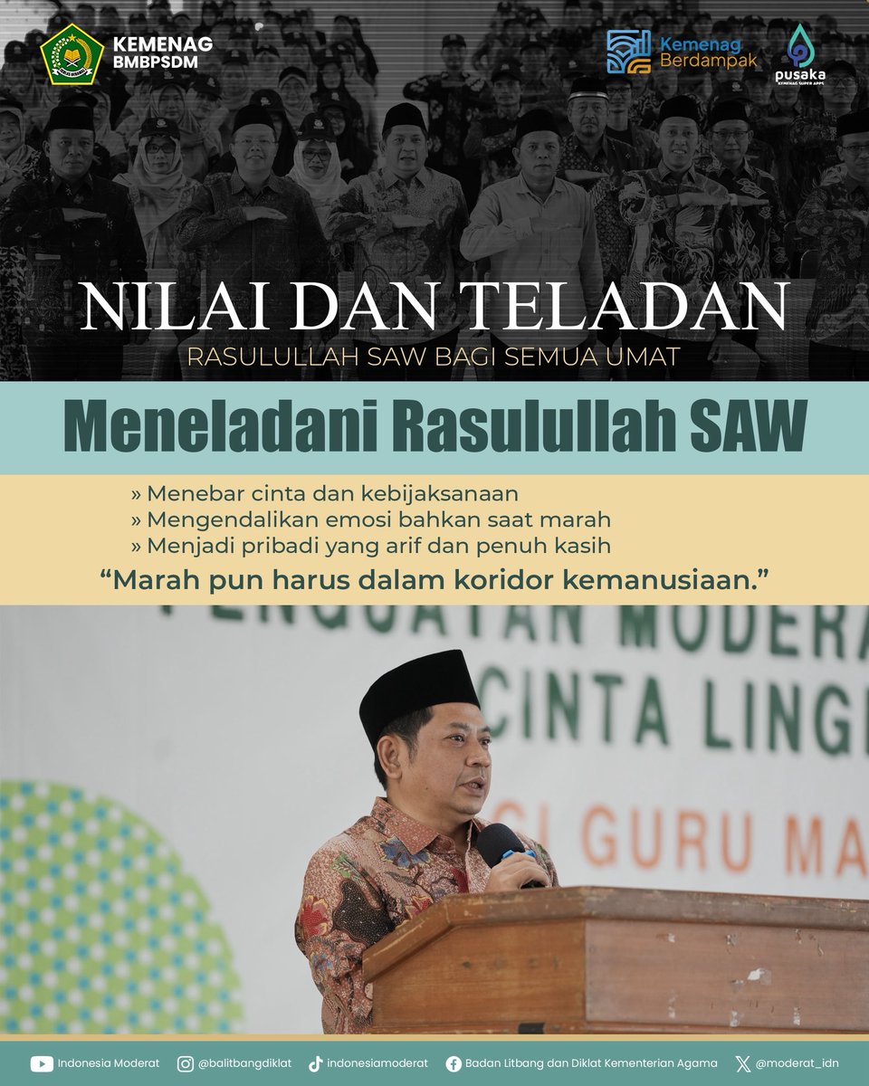 moderat_idn's tweet image. Salam #SahabatReligi

Kamu pernah ga sih bertanya, sebenernya apa sih fondasi hidup yang bikin kita tetap baik?

Ternyata ini jawabannya!

Swipe ke kiri ya🤩

#BMBPSDM
#KemenagRI
#ModerasiBeragama
#KitaSemuaSama
#ExellenceIsOurTradition