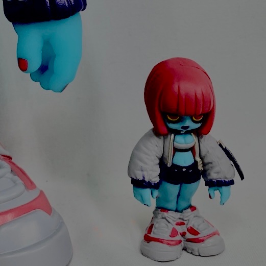 クリアブルー フィギュア emdashエムダッシュ emDASH (@emDASH_toy