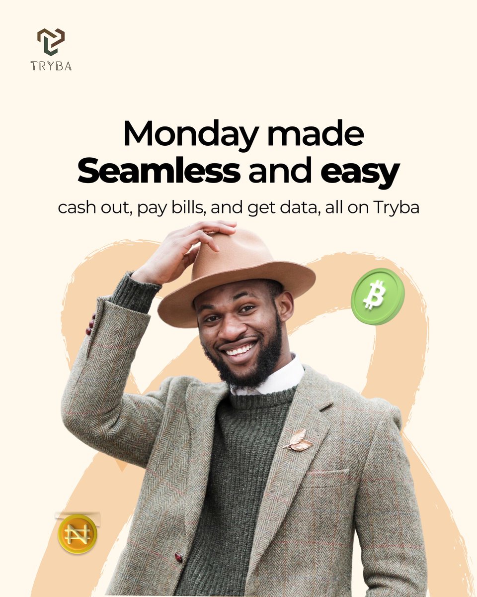 trybagc's tweet image. Start your week the smart and seamless way. Trade your gift cards with Tryba and turn them into instant value. Fast. Secure. Reliable. Let’s make this week count!