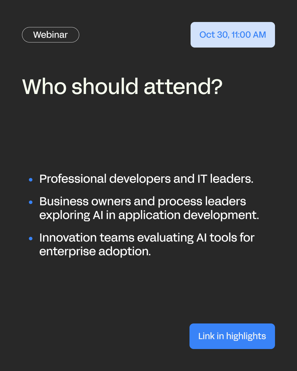 Sign up today — eu1.hubs.ly/H0p77nG0

Join Appfarm's 30-min webinar on Oct 30th with Aaron Beaton &amp; Hans Jørgen Torp. We'll break down "vibe coding" and show you a better way: Conversational Development with visual transparency.

#AI #LowCode #NoCode #Webinar #Appfarm