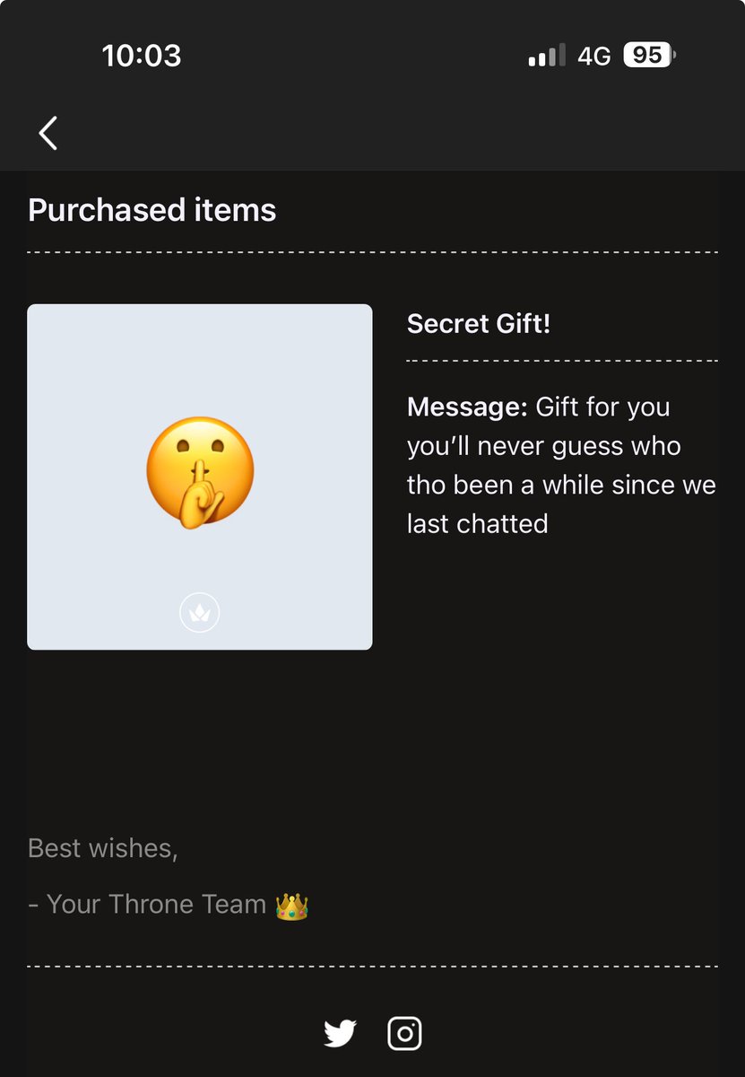 I love waking up to surprises like this 🤭

Step forward and tell me who you are, although I have an inkling who this secret little squirrel is😉