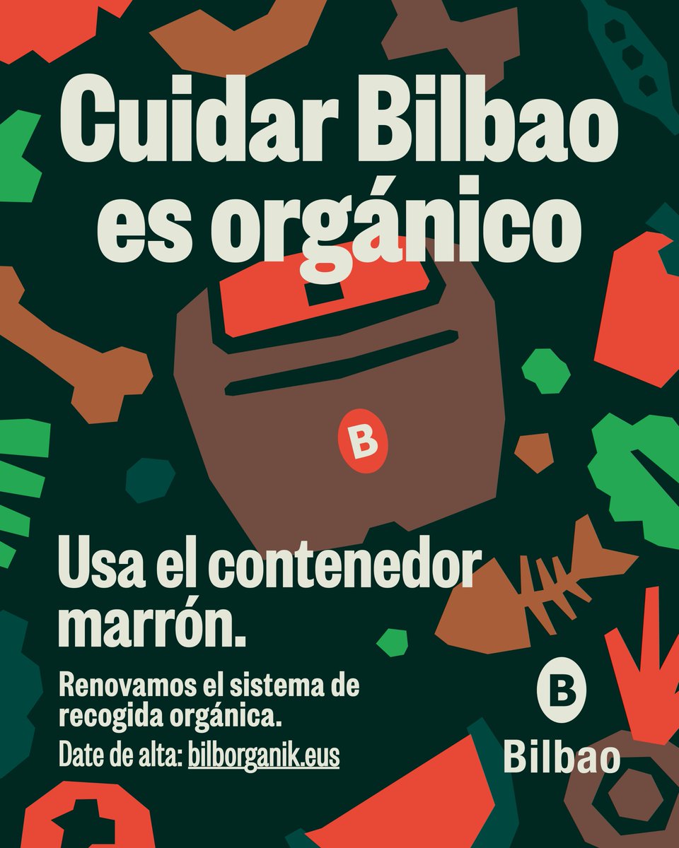✅ Hoy presentamos BILBORGANIK, el nuevo sistema de recogida orgánica que entrará en vigor en 2026. Porque cuidar Bilbao es orgánico, descubre todas sus ventajas y cómo darte de alta. #CiudarBilbaoEsOrgánico #Bilborganik

🔗 bilborganik.eus