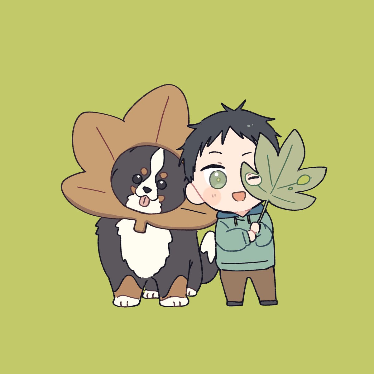 感謝祭が終わったので新しいアイコン描いてもらいました！秋仕様🍁