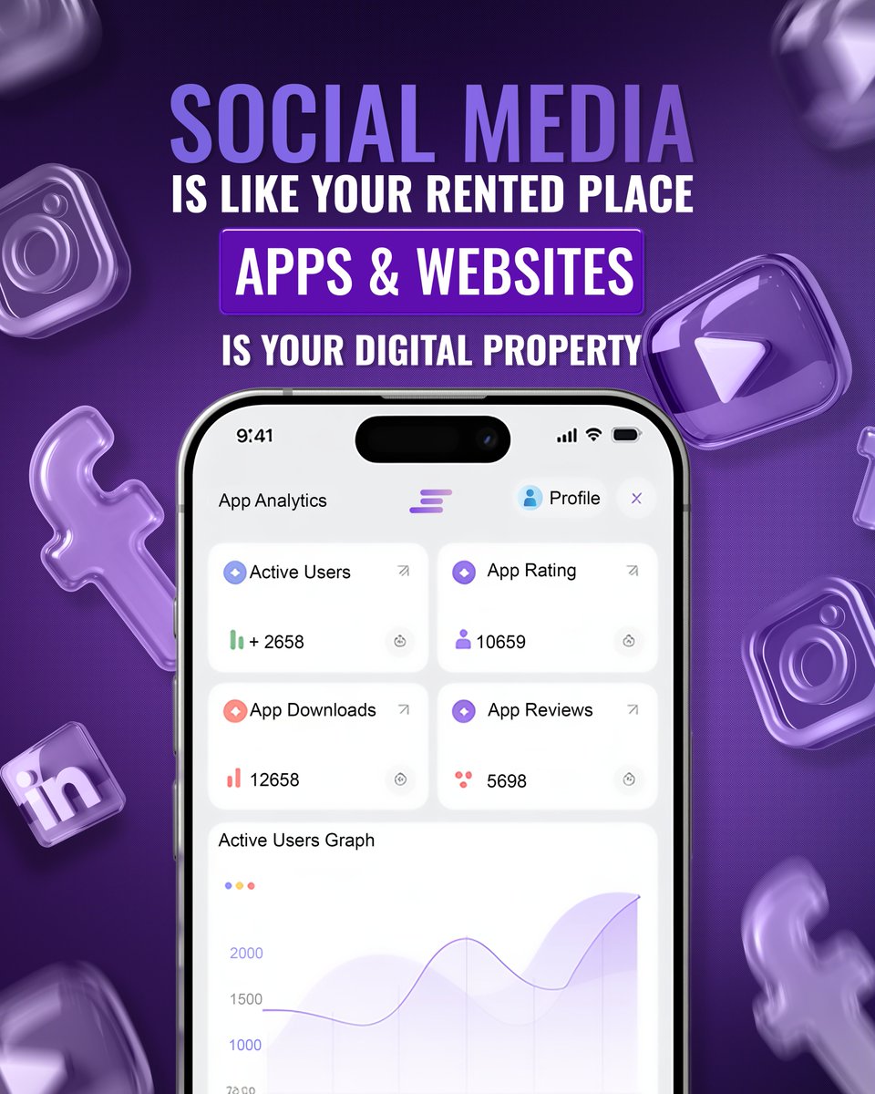 rcvtechno's tweet image. 𝐒𝐨𝐜𝐢𝐚𝐥 𝐦𝐞𝐝𝐢𝐚 VS 𝐰𝐞𝐛𝐬𝐢𝐭𝐞 𝐚𝐧𝐝 𝐚𝐩𝐩? 
Build your foundation: 𝐰𝐰𝐰.𝐫𝐜𝐯𝐭𝐞𝐜𝐡𝐧𝐨𝐥𝐨𝐠𝐢𝐞𝐬.𝐜𝐨𝐦 

#RCVTechnologies #WebDevelopment #AppDevelopment #DigitalTransformation #BrandBuilding #TechInnovation #BusinessGrowth #WebsiteDesign #ScalableSolutions