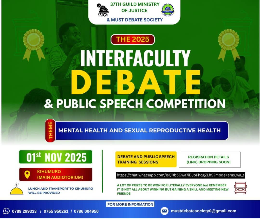 The <a href="/MUST_DSociety/">MUST DEBATE SOCIETY #Official 2025</a>, winners of WUUDC and semifinalists at KYUDS_OPEN2025, is bringing the 2025 Interfaculty Debate Championship home! Ready to be a shining star for your faculty?Sharpen those speeches, find a partner, and witness logical arguments from passionate speakers. 1 Nov