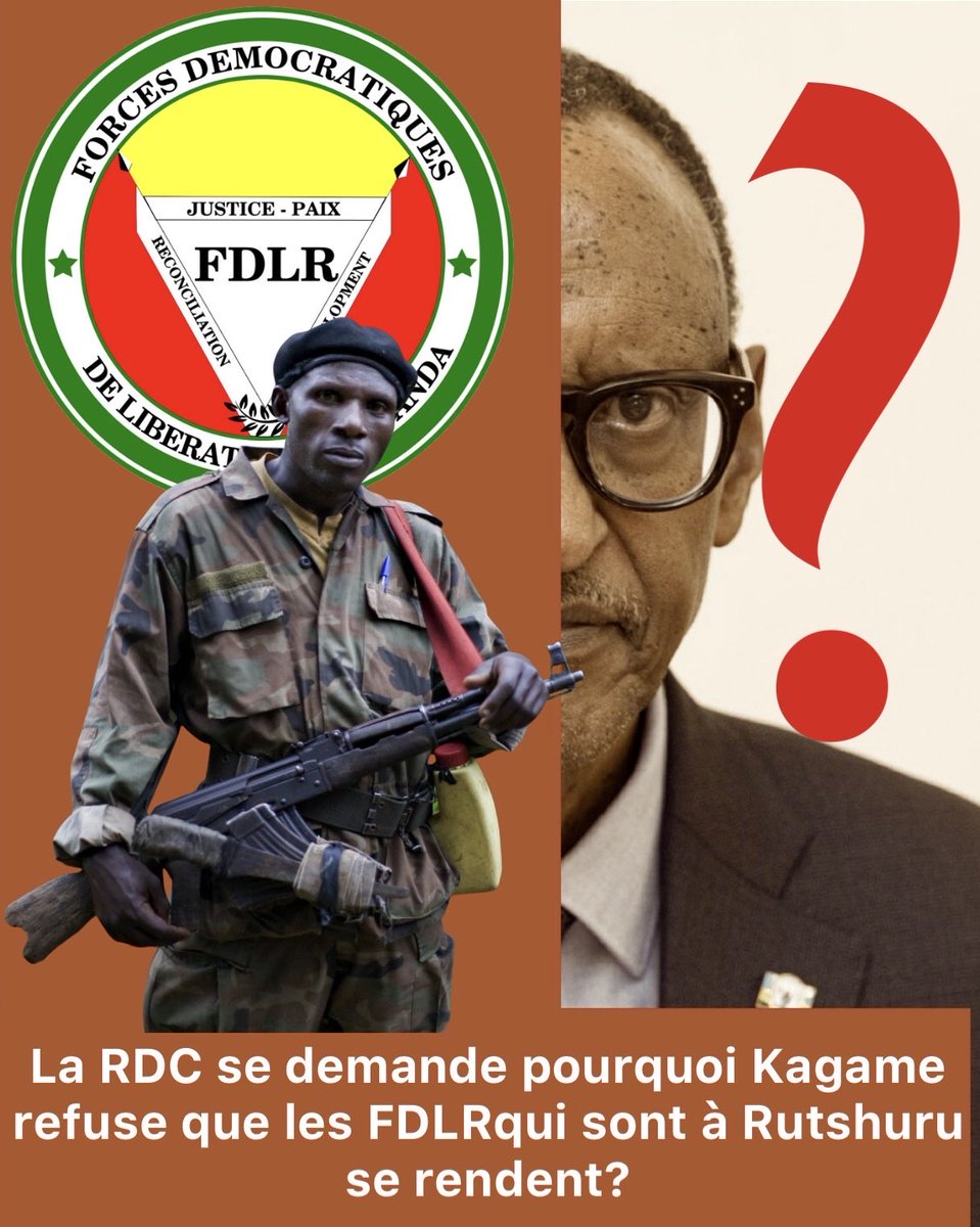 La RDC se demande pourquoi Kagame refuse que les FDLR qui sont à Rutshuru se rendent?