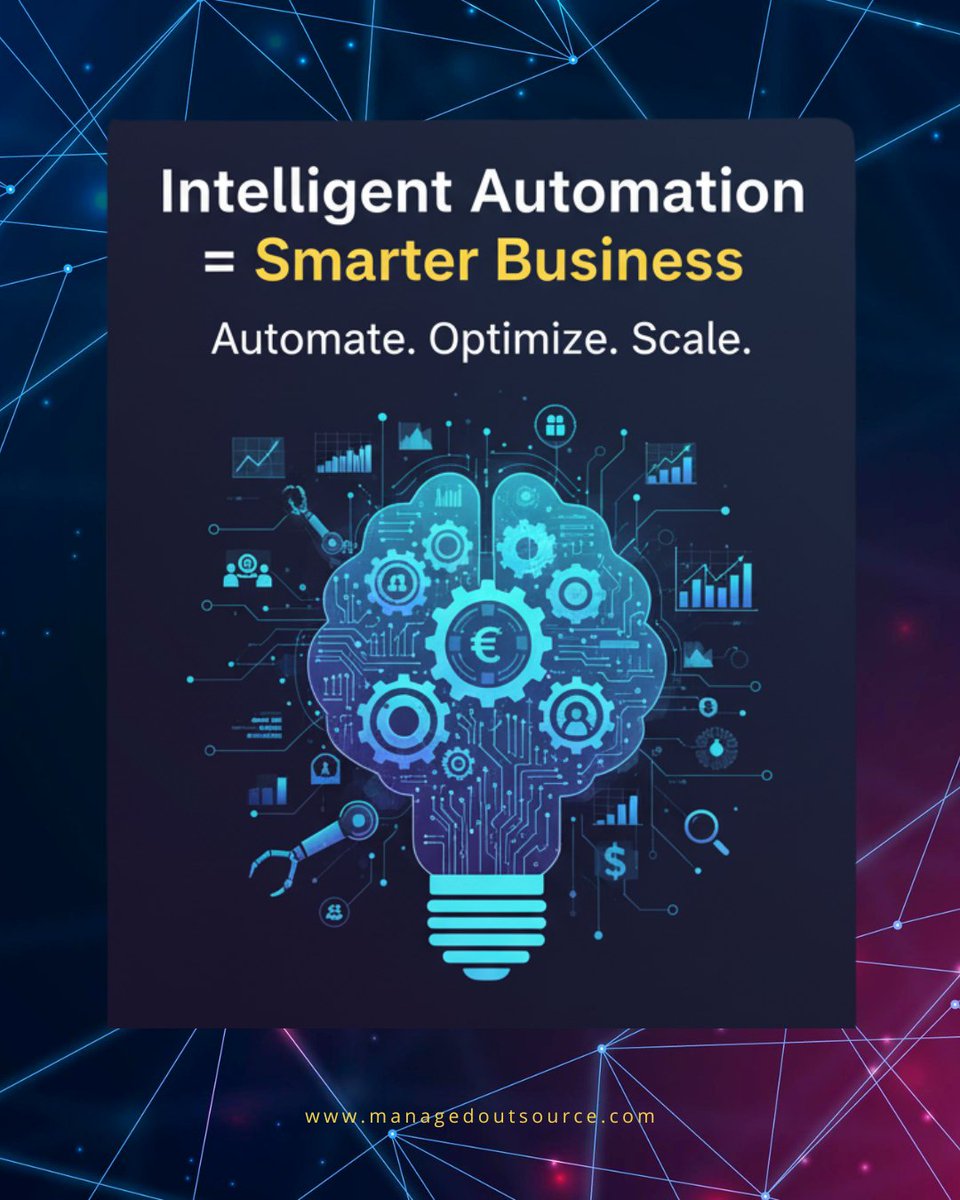 moscompany's tweet image. Automation is no longer optional — it’s essential.
At MOS, we use intelligent automation to combine RPA, AI, and machine learning for faster, error-free, and cost-efficient workflows.
Empower your business to do more, faster.
#IntelligentAutomation #RPA #BusinessEfficiency