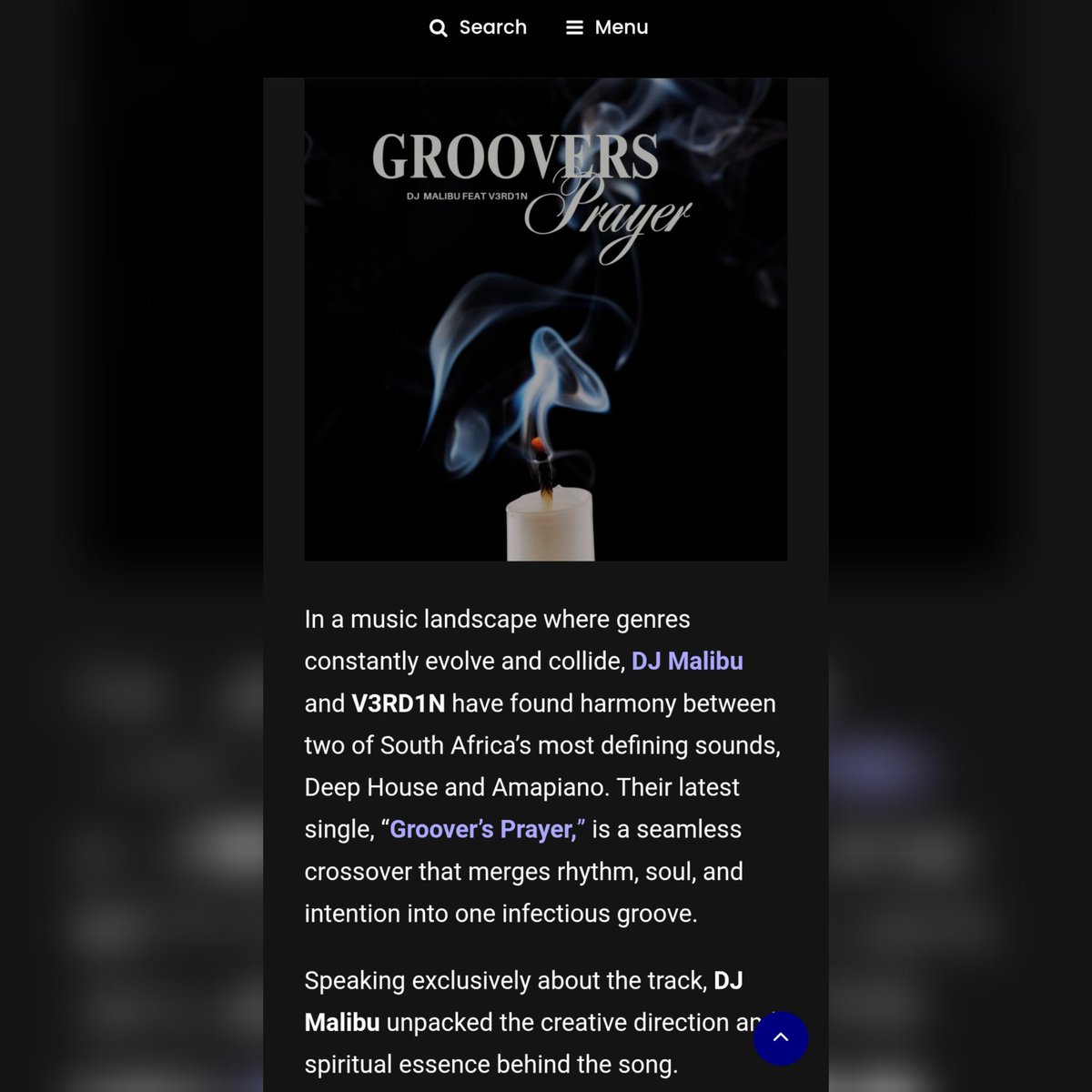 DjMalibu_SA's tweet photo. Lend us your ears.🫶🏾
Our new single “Groovers Prayer” is out now!
A sonic moment for the true lovers of groove.
Stream it on all platforms.

Music Link: https://t.co/zgKv5CRhUC

Read more about the release on Control Magazine. 

Article: https://t.co/2OtDbtISm8

Enjoy✨️ https://t.co/9UUSetT7Um