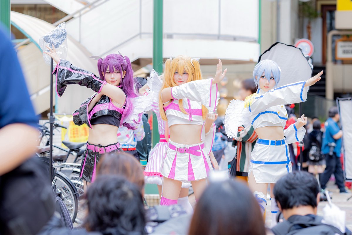 コスプレイベントに天使空挺隊いた

 #ririsa_cosplay  
 #フクヤマニメ8