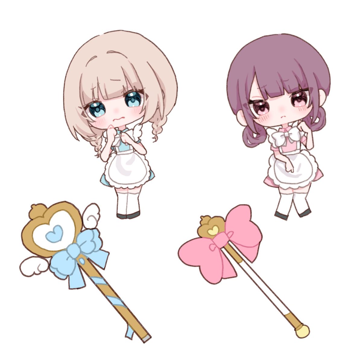 ka4_ir's tweet image. デフォルメたくさん描いたんだ〜〜🎶