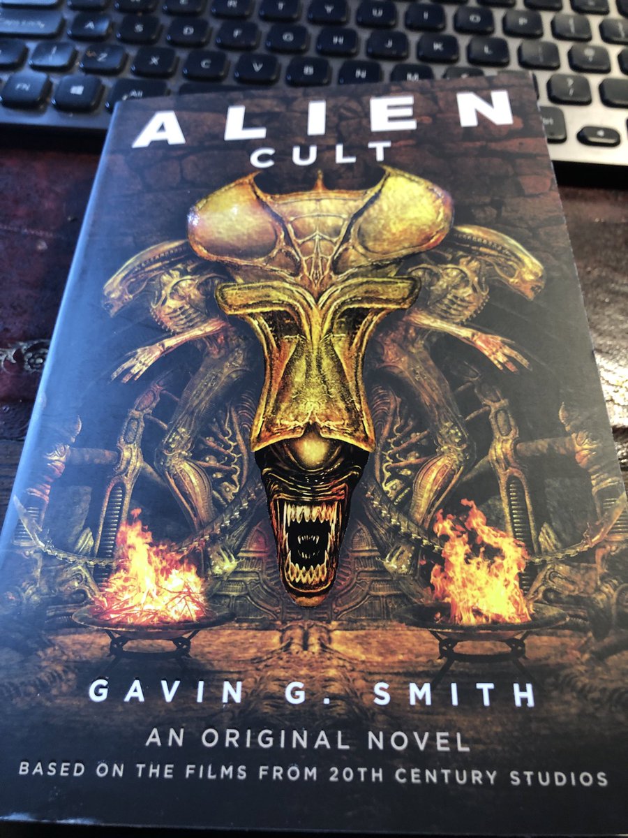 THIS is a truly magnificent cover. The fiendish <a href="/gavingsmith/">Gavin G Smith</a> taking us into the Alien Universe, and you betcha life I’m reading this next. ALIEN CULT … Check it!

Many thanks to mighty <a href="/TitanBooks/">Titan Books</a> for the copy!