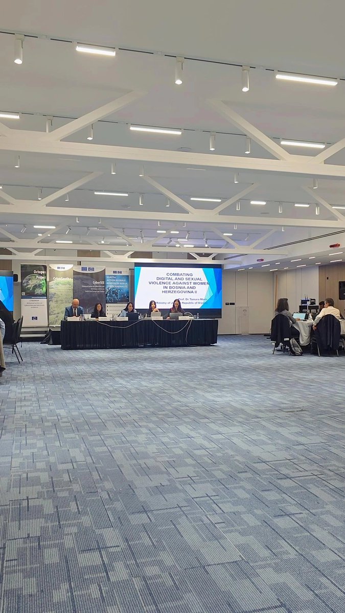 SamarandaNassar's tweet photo. Cybercrime and AI crimes against women conference#MOJ Lebanon Montenegro https://t.co/1VIbtvMpmc