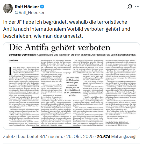 HSB_Forum's tweet image. In der JF. #passt

Auch passend: &quot;Neues Lexikon der Rechtsirrtümer&quot; - im Abverkauf bei #Kopp.🥳