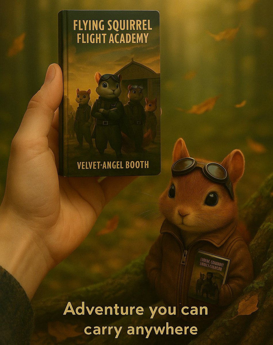 booth_ange37164's tweet image. You don’t need hours to get lost in a great story — just one brave squirrel and a few spare minutes. 🐿️✈️
Perfect for busy readers and big dreamers alike #kidsbook #shortstory #amazonbooksforkids #amazonbooks
