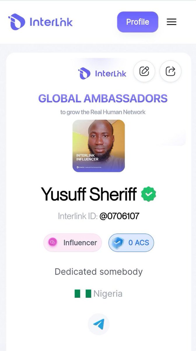 Supperboss23482's tweet image. Thanks @Olohunyo01 for helping with #interlink #ambassador #program #process by guiding people through the process of daily