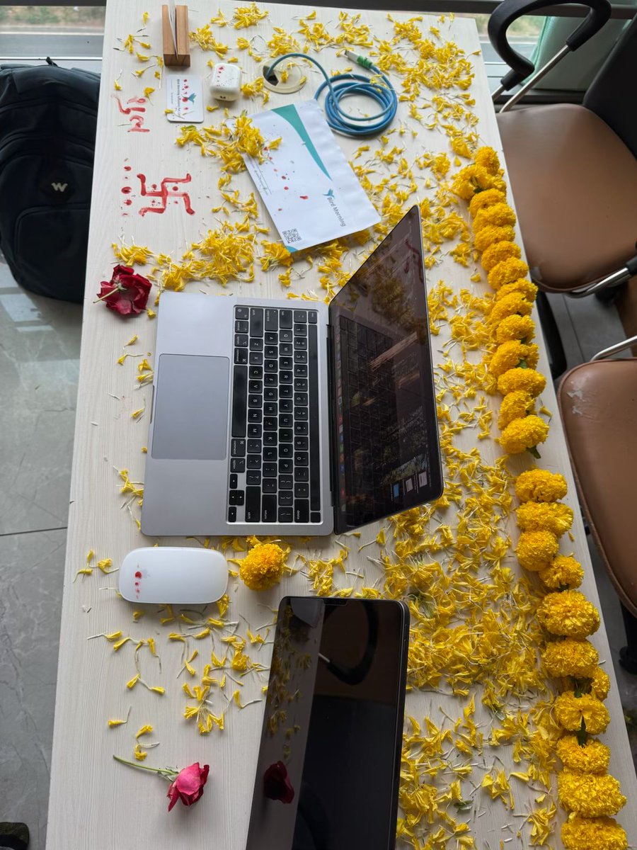 Cherishing moments of faith, family, and fortune this Labh Pancham at <a href="/BirdMorning19/">Birdmorning Solutions Pvt. Ltd.</a>💫🙏 #happylabhpancham #LabhPanchamCelebration #TeamSpirit #PositiveEnergy #labhpancham #labhpanchami #newyear #businesssolutions #likeandshare #india #gujarat #birdmorning #birdmorningsolutions