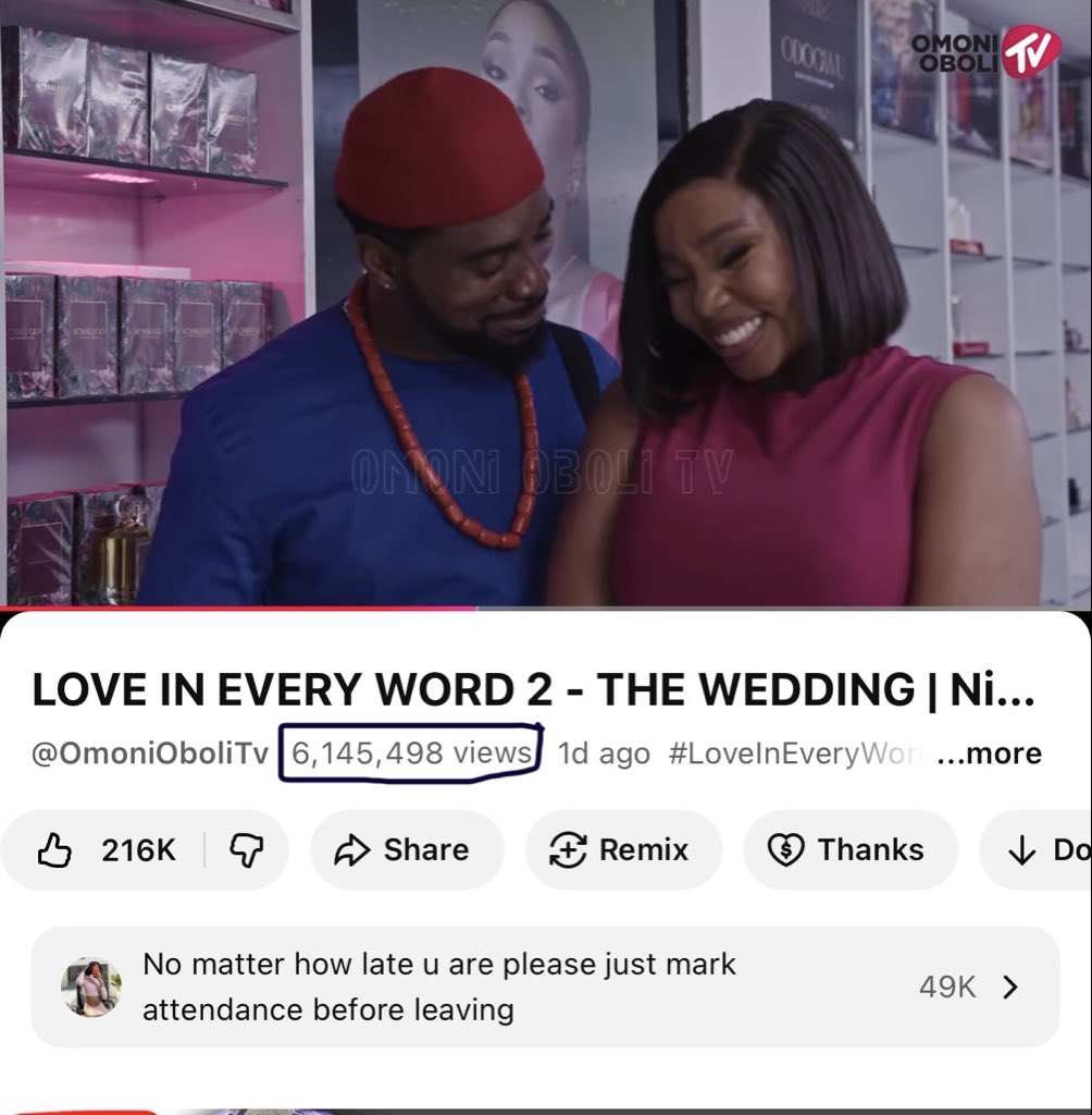 DivineBlog1's tweet image. More than 6 million views 😂😂 and 90 percent of people watching this are all females 
If you like no go work dey there dey find Odogwu