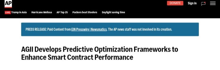 TheAGII's tweet image. AGII develops predictive optimization frameworks to enhance smart contract performance and blockchain execution.
Read more: apnews.com/press-release/…