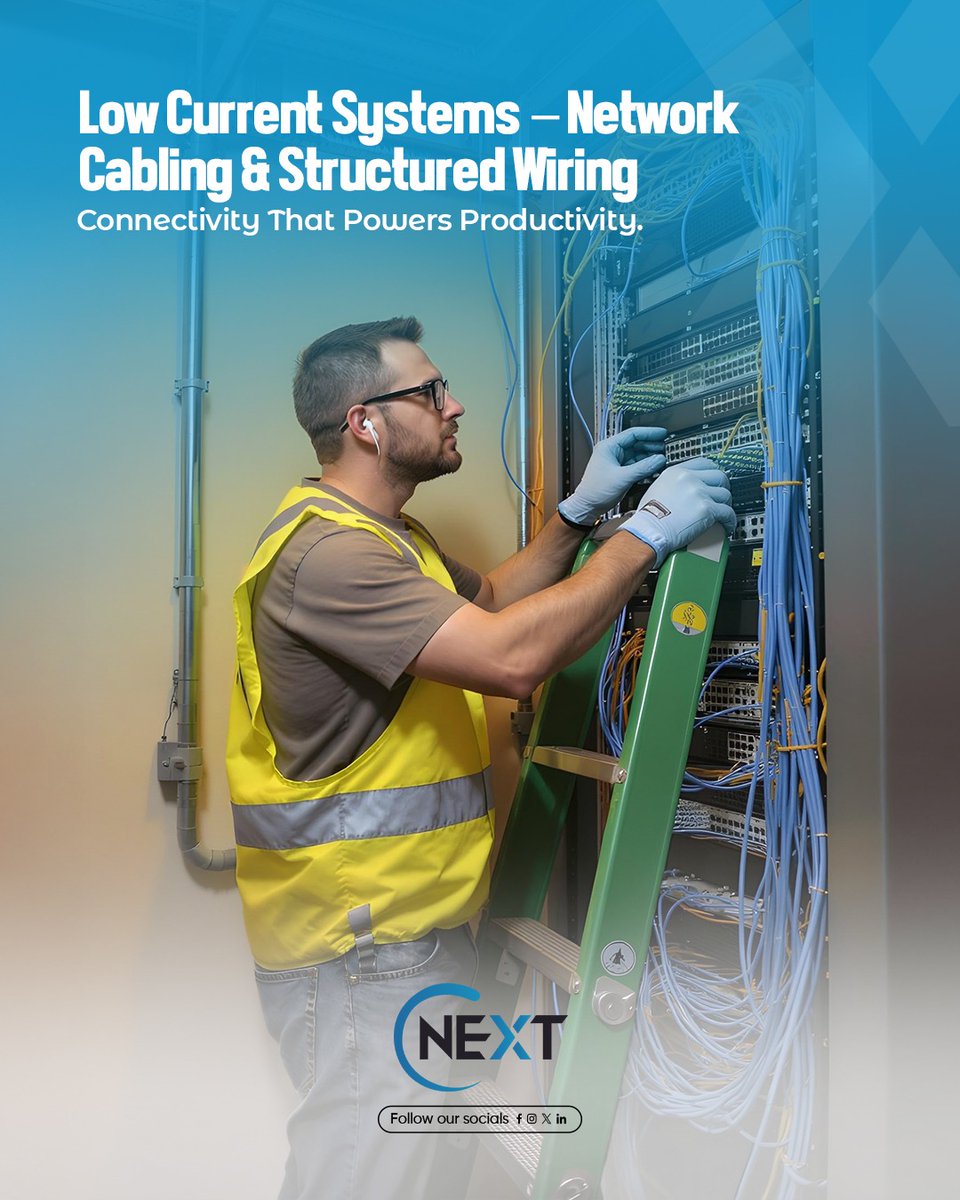 cnextsa's tweet image. Seamless networks start with solid wiring.
Cnext ensures reliable connectivity with precision-engineered cabling solutions.

#NetworkCabling #Cnext #Connectivity #StructuredWiring #Engineering