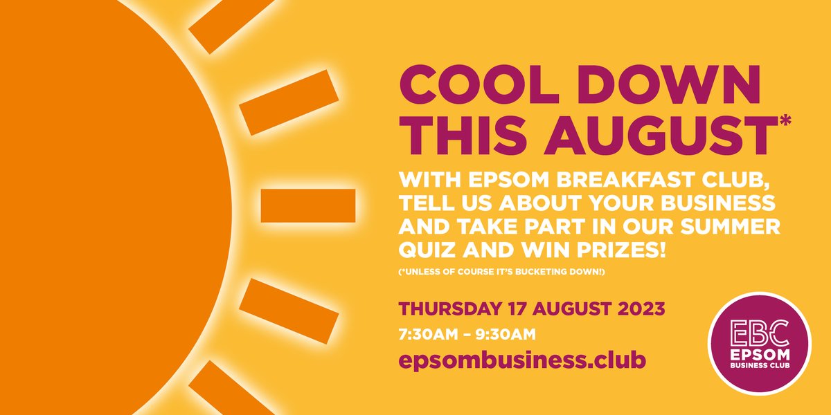 Epsom Business Club tweet media