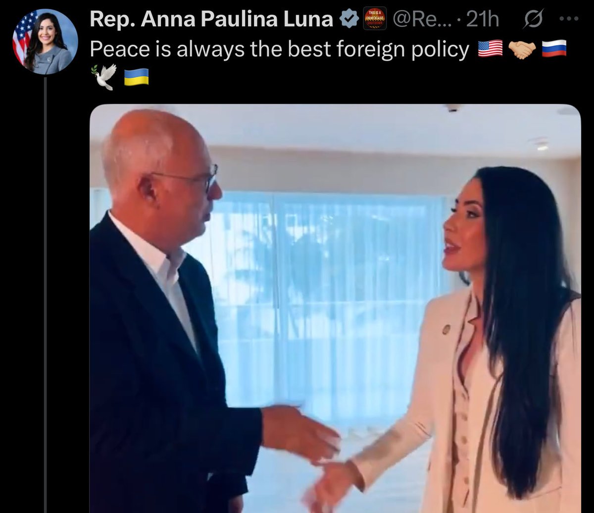 reshetz's tweet image. Ohhh it’s a sitting congresswoman shaking hands with people who bombed a kindergarten last week