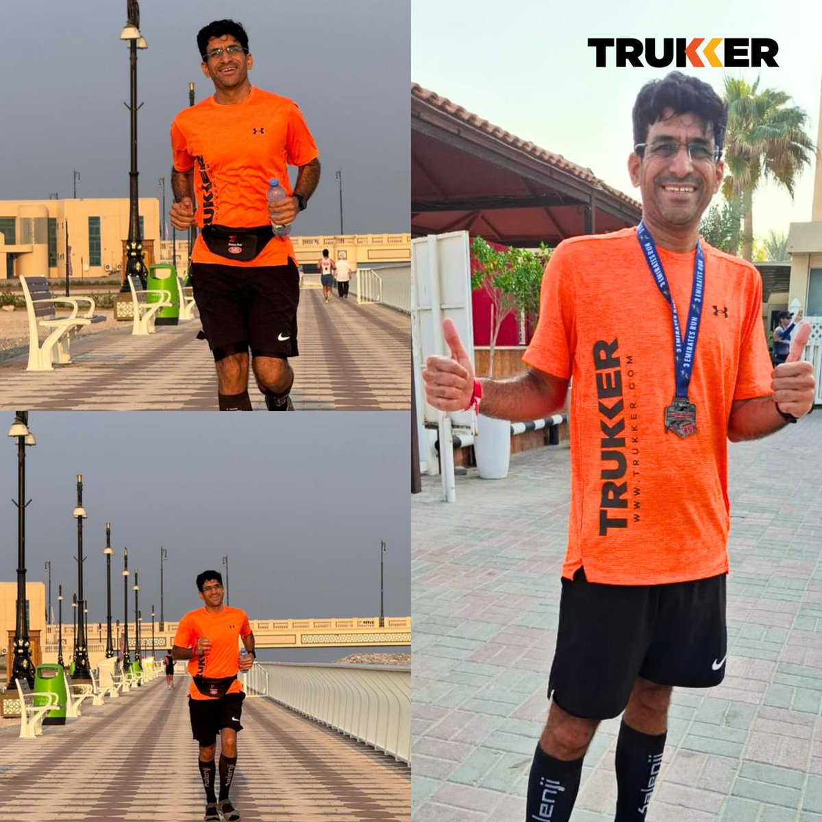 Our very own Manan Goswamy laced up for the ultimate test of endurance — the #3EMIRATESRUN, covering 32 kilometres across Dubai, Sharjah, and Ajman. Every kilometre was a reflection of grit, focus, and the spirit that defines a #ProudTrukkerati. <a href="/TruKKerTech/">TruKKer تركر</a> 

#TruKKer