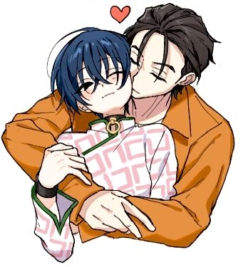 ふみいおwebオンリー絵茶でお邪魔してました🧡💚