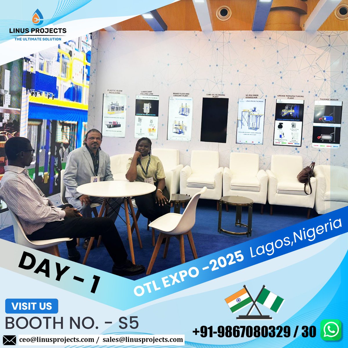 LinusProjects's tweet image. 𝗗𝗔𝗬 𝟬𝟭. 𝗢𝗧𝗟 𝗔𝗳𝗿𝗶𝗰𝗮 𝗗𝗼𝘄𝗻𝘀𝘁𝗿𝗲𝗮𝗺 𝗘𝗻𝗲𝗿𝗴𝘆 𝗪𝗲𝗲𝗸 𝟮𝟬𝟮𝟱! 𝗩𝗜𝗦𝗜𝗧 𝗕𝗢𝗢𝗧𝗛 - 𝗦𝟱 𝗼𝗻 𝟮𝟲𝘁𝗵 - 𝟯𝟭𝘀𝘁 𝗢𝗰𝘁𝗼𝗯𝗲𝗿, 𝟮𝟬𝟮𝟱 𝗮𝘁 𝗟𝗮𝗴𝗼𝘀 𝗢𝗿𝗶𝗲𝗻𝘁𝗮𝗹 𝗛𝗼𝘁𝗲𝗹, Lagos, Nigeria
 
#OTLAfricaDownstreamEnergyWeek
#LinusProjectsIndia