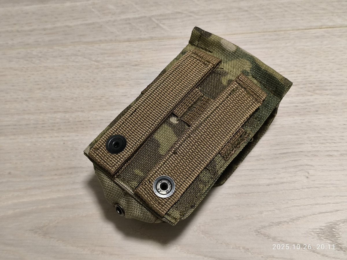 RuoperatorTW's tweet image. ANA single grenade pouch from Strike Omega set. A TsSN limited piece of gear.