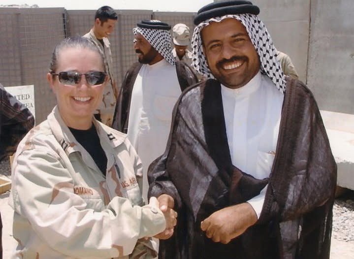 Me and the leader of Al-Nasiriyah at the East Wing.  I can’t believe it’s gone!