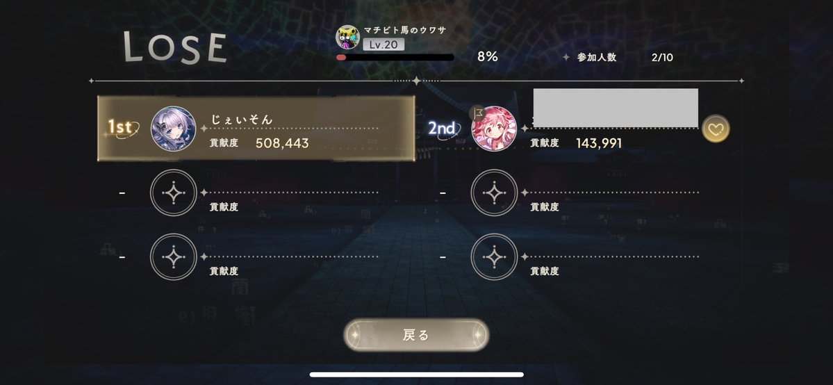 json_mgrc's tweet image. #まどドラ
時間切れで救援間に合わず・・
3分台でクリアしてる人達どうなってるんだろ・・
いまだに5分切れないけど・・