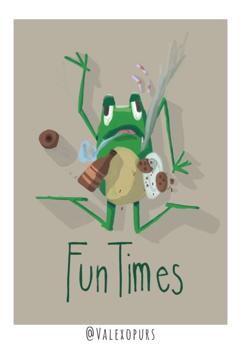 Valexopurs's tweet photo. Zaza Frog Art
#Frog #art #illustration https://t.co/4WHoe7xllu