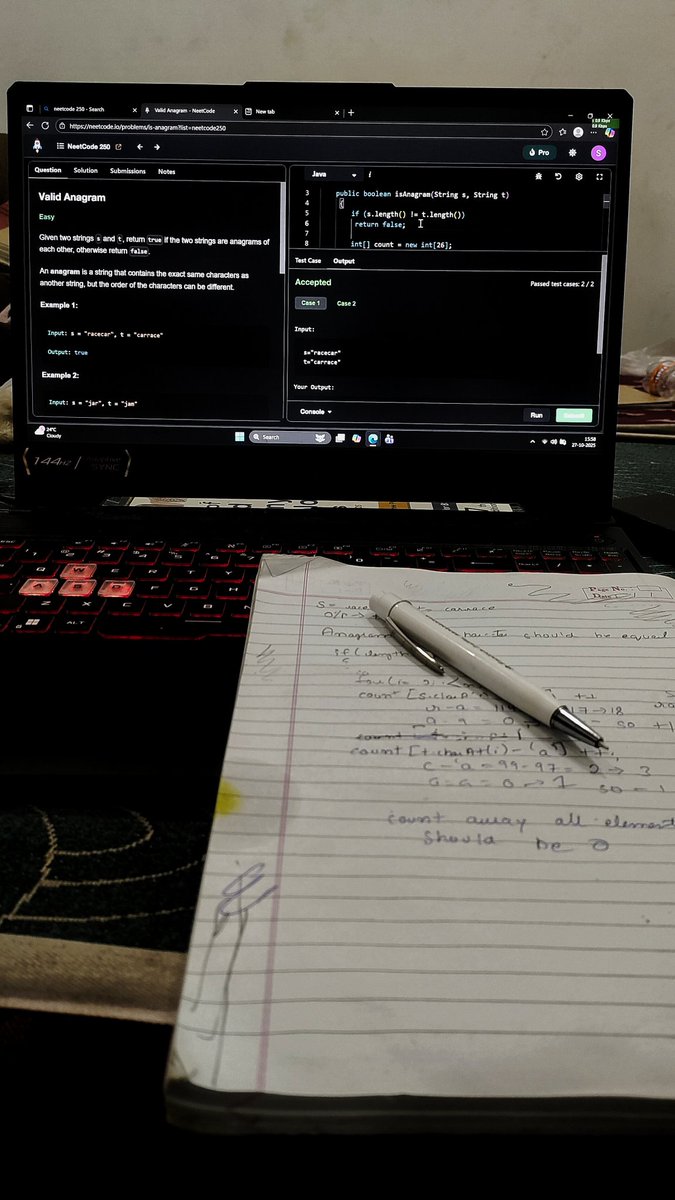 DEV_Shivam3224's tweet image. DSA mode: activated 🔥
#neetcode