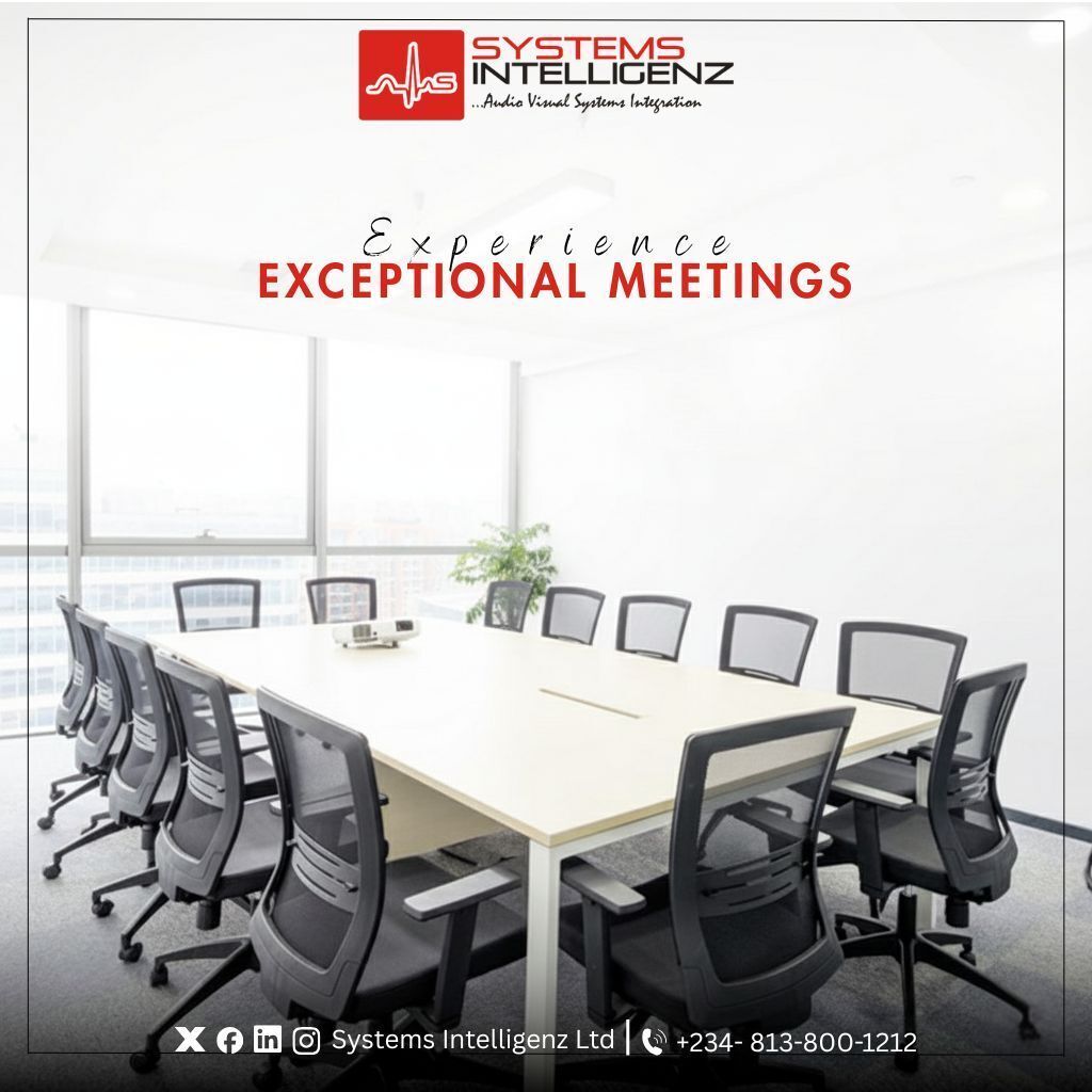 SysIntelligenz's tweet image. Experience Exceptional Meetings

Kickstart your week with clarity and technology tailored for you. We craft smart AV solutions for extraordinary meetings.

- Seamless communication
- Clear presentations
- Productive interactions

Transform your meeting spaces with us!