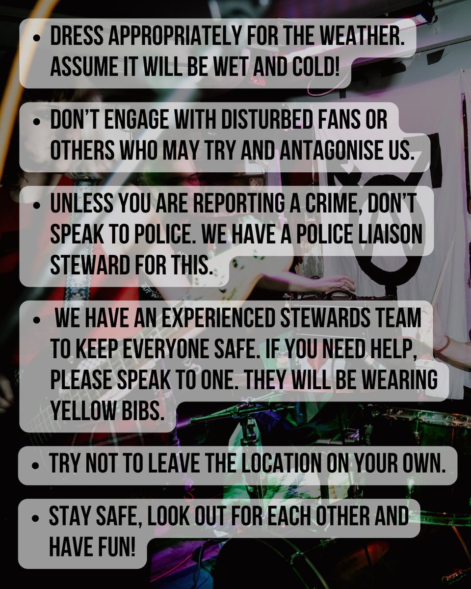 Tomorrow is the big day we have all been waiting for where we make a noise to say NO to bomb signer David Draiman's band Disturbed!

Your safety is our first priority, so please follow the instructions on the images.