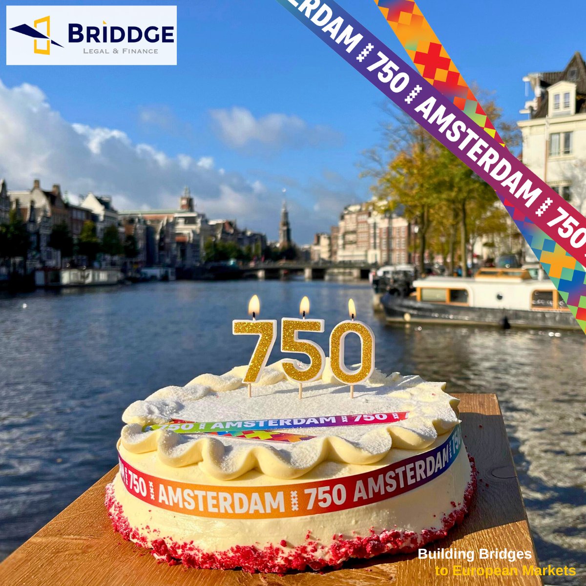 Today, #Amsterdam celebrates 750 years of growth, connection &amp; innovation, a city that inspires stories and shapes the future. 

Briddge was born here in 2011, growing with this city, our clients &amp; our team. 

Forever curious. Forever growing. #Amsterdam750 

#NetherlandsBusiness