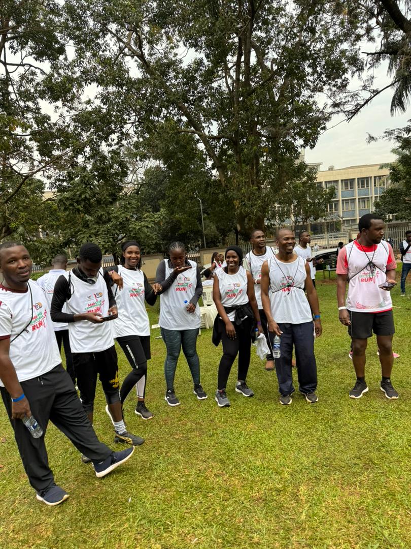 GHU_Official's tweet image. On October 26, the GHU family joined @MakerereCHS for the Centennial Run, marking 100 years of excellence in health sciences. Our members ran for a cause, donated blood, and joined aerobics in support of refurbishing the historic Davies Lecture Theatre.