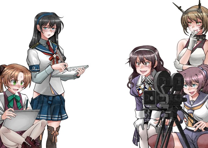 前回の依頼絵は背景に力を入れすぎるというわけわからんことをして時間を取られ、反省している。
ので今回は観客は五人!(懲りてない) 