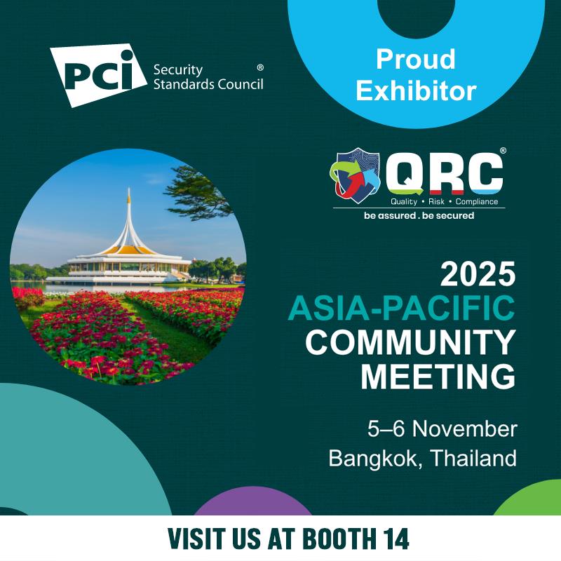 QRC_Assurance's tweet image. We are headed to Bangkok! 🇹🇭
Catch us at Booth 14 during the @PCISSC 2025 Asia-Pacific Community Meeting on Nov 5–6.

Meet our leadership team:
Mr. Vamsi Krishna Maramganti | CEO &amp;amp; Founder
Dr. Deepti Somayajula | Co-founder &amp;amp; Head Internal Affairs

#PCIAPCM25 #QRCAssurance