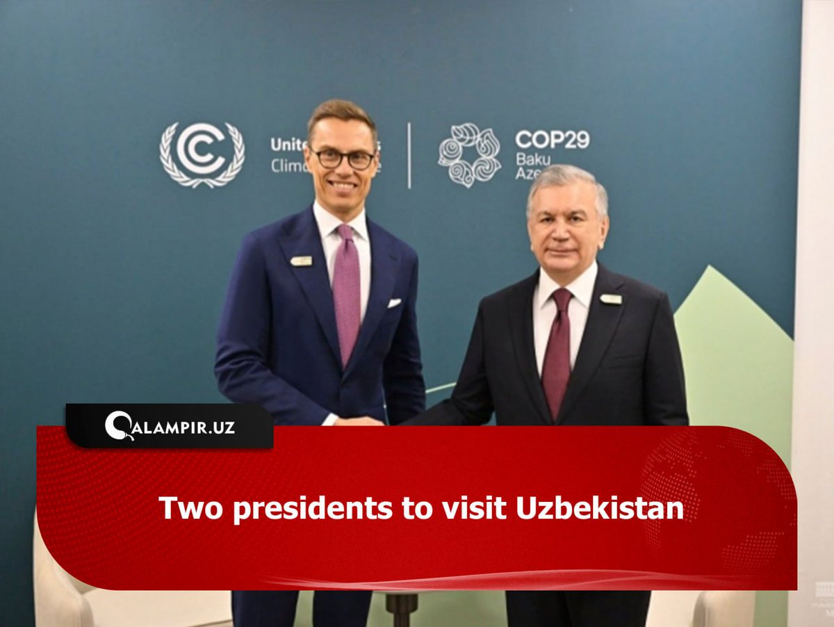Two presidents to visit Uzbekistan

During the current week of 2025, President of Serbia Aleksandar Vučić and President of Finland Alexander Stubb will pay official visits to Uzbekistan.

Read more  👉qalampir.uz/en/n/126187