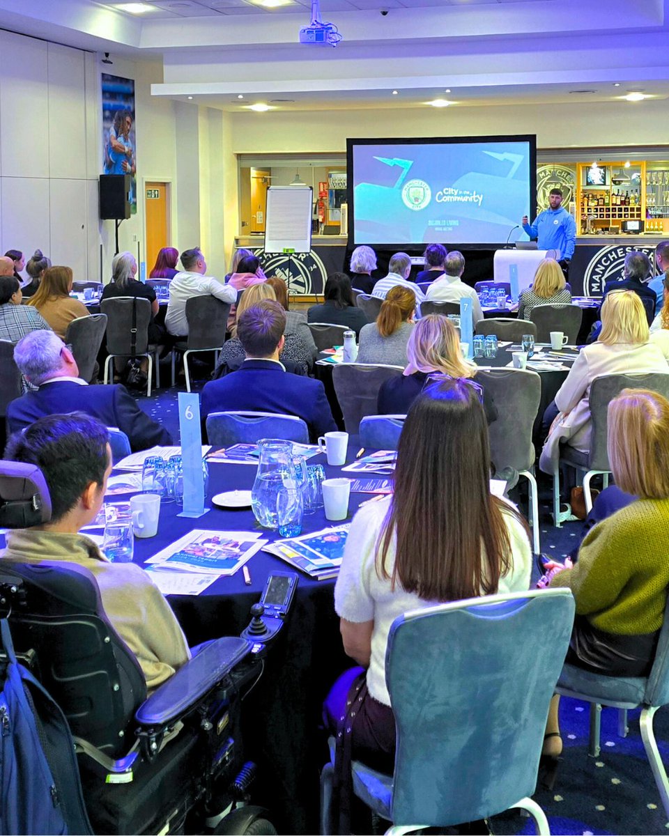 BladderBowelUK's tweet photo. The Bladder &amp; Bowel UK team were proud to be part of Disabled Living’s 128th Annual Meeting at the Etihad Stadium.

Thank you to everyone who joined us and continues to support the work of Disabled Living and its services, helping us make a real difference every day. 💙 https://t.co/tYFVlXU9BG