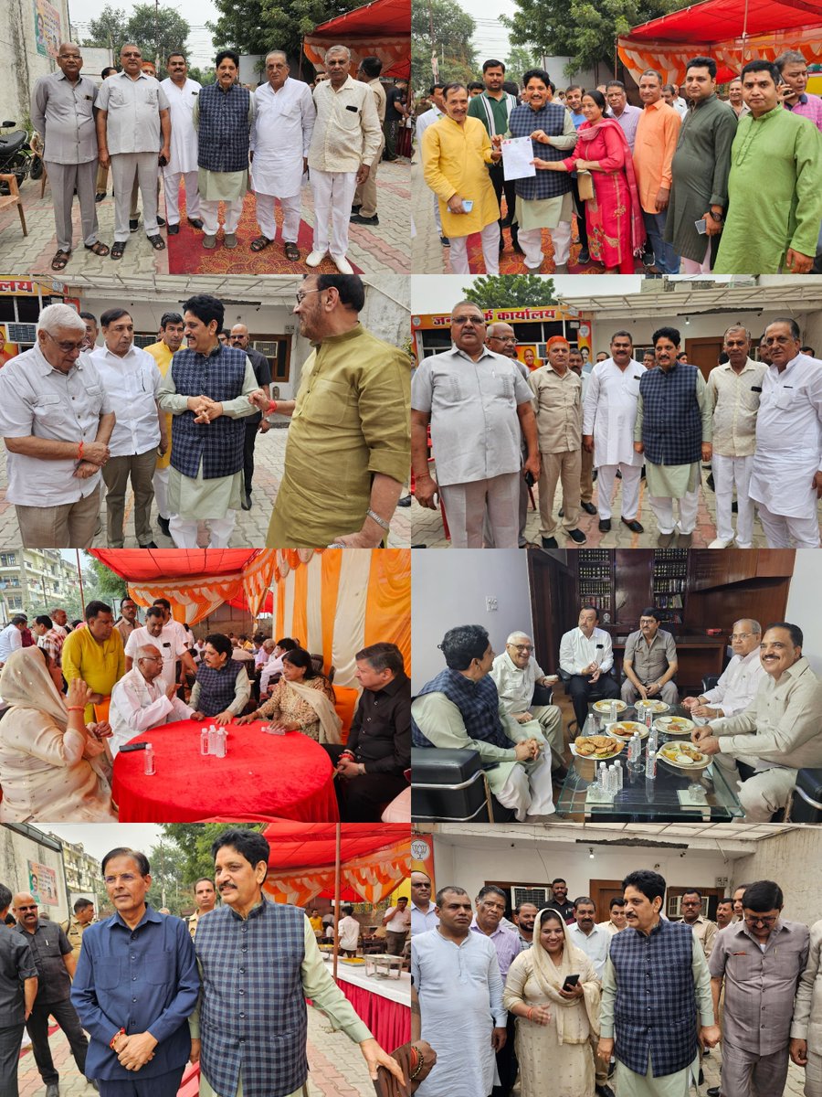 #Day19 - पावन कार्तिक माह के अवसर पर साहिबाबाद विधानसभा कार्यालय पर पूरे माह चलने वाले भंडारे में आज श्रद्धालुओं को प्रसाद वितरित किया।

इस अवसर पर श्री रमेश चंद्र तोमर जी (पूर्व सांसद), श्री अनिल अग्रवाल जी (पूर्व सांसद, राज्यसभा), श्री बालेश्वर त्यागी जी (पूर्व गृह राज्य