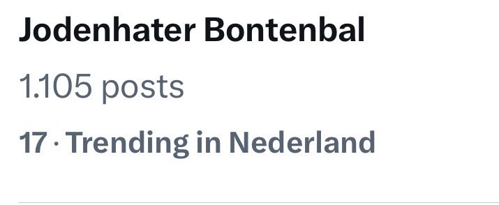 Schandalig.

Terwijl er echte jodenhaat in Nederland is. Heeft men hier op dit platform het hele begrip tot een lege huls weten te maken. 

Als je 1 groep hier NIET mee helpt zijn het joden in Nederland.

Maar verkiezingen he. Lekker polariseren en elkaar uitschelden.