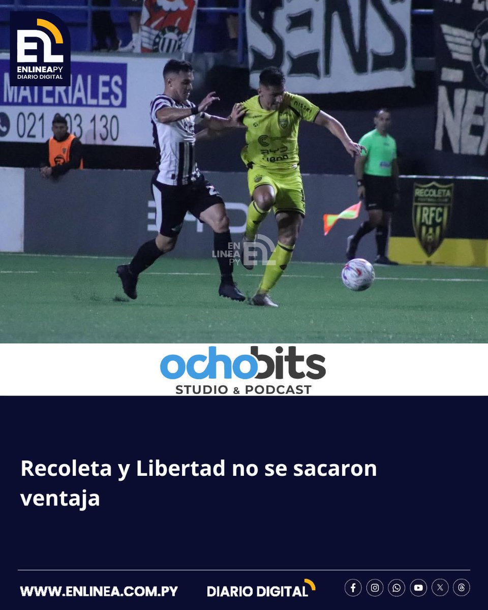 enlinea_py's tweet image. En la prosecución de la fecha 18 del Torneo Clausura de la Copa de Primera, en el Ricardo Gregor de Campo Grande, el Canario y el Repollero sellaron una paridad de 2-2 en un intenso y emotivo encuentro.
enlinea.com.py/recoleta-y-lib…