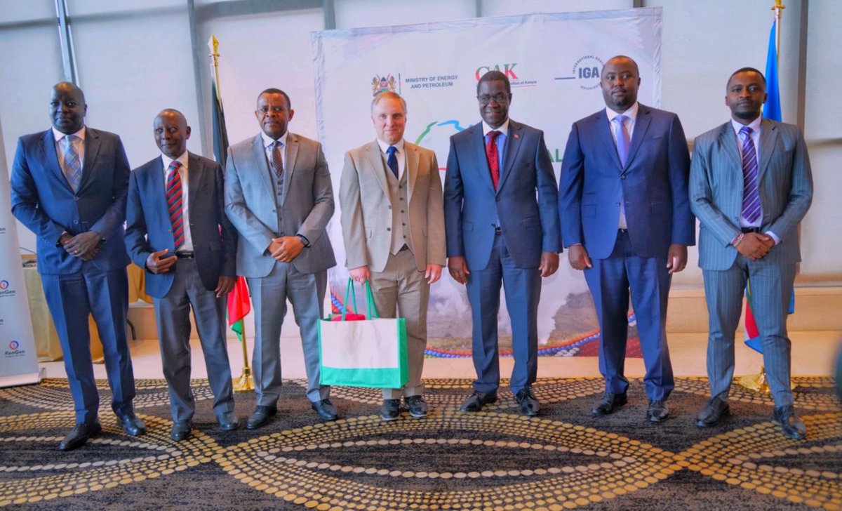 Accompanied <a href="/OpiyoWandayi/">CS Opiyo Wandayi, EGH</a> during a stakeholders’ engagement forum led by the International Geothermal Association (IGA), to evaluate Kenya’s preparedness to host the World Geothermal Congress (WGC)2029, following the country’s successful bid.

Kenya's recognition as Africa’s