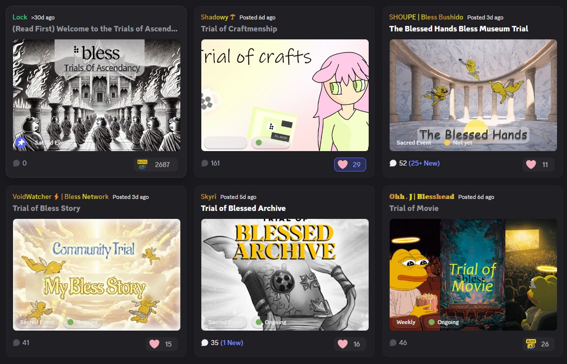 Great communities aren’t managed, they’re owned

and nothing makes my soul happier than seeing the blessed and brightest of us take full ownership in Bless events

seriously the heart put into these is really just so visible it makes my eyes bleed liquid gold

I wish this was