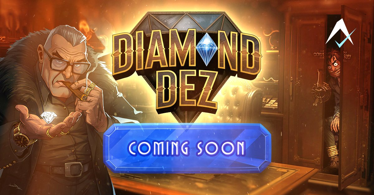 Dez is ready to make an offer you can't refuse... 💎

Diamond Dez launches November 7. 
avatarux.com/games/diamond-…

18+ | Play Responsibly 

#AvatarUX #DiamondDez #NewGame #ComingSoon