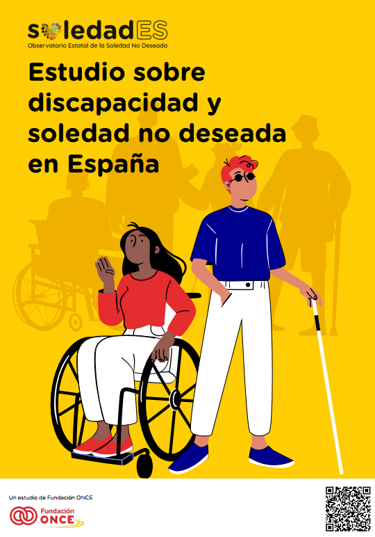 📙 Recuerda que ya puedes consultar y descargar el ‘Estudio sobre #discapacidad y #soledad no deseada en España’, elaborado por el Observatorio Estatal de la Soledad no Deseada (#SoledadES), impulsado por Fundación ONCE. 

🔗 bit.ly/3VV67Io