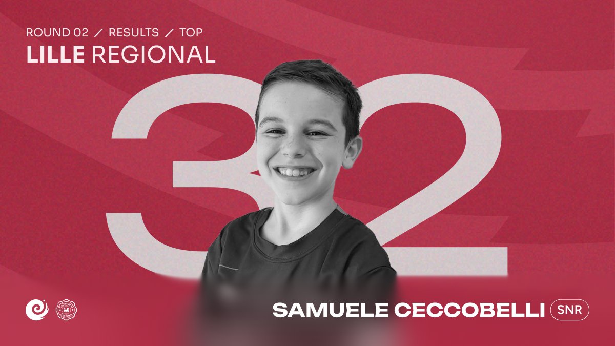 Samuele finishes with a solid Top 32 at the Lille Regional! 💥

#PokemonTCG #Regional #Lille